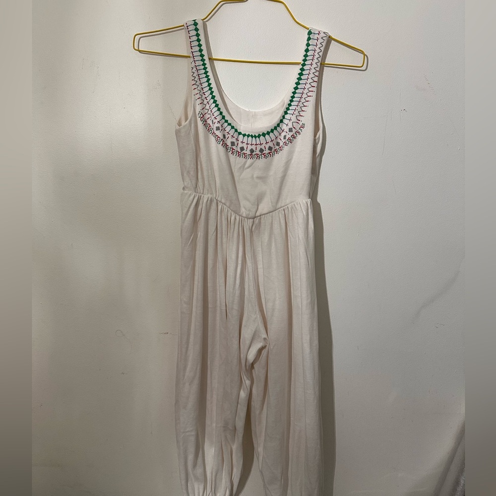 Fun cool looking jumpsuit in white